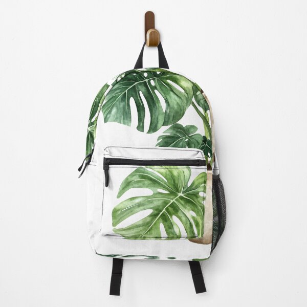Item preview, monstera plant in a pot in a water colour illustration style designed and sold by wonderisland.