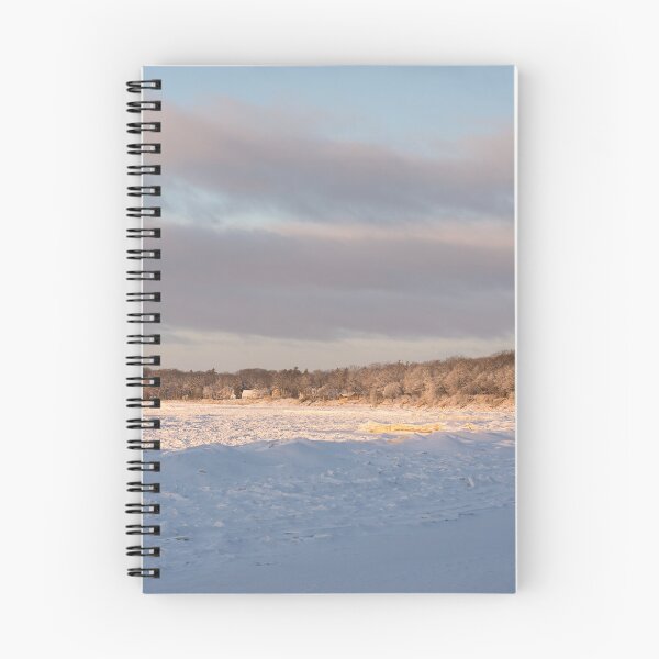 Item preview, Lake Erie Lorraine Bay Snowy Icescape and Waterfront Homes designed and sold by Georgia Mizuleva.