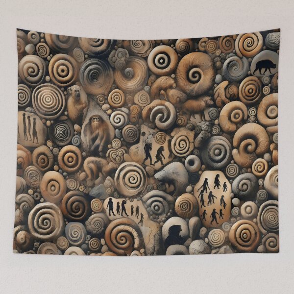Item preview, Ancestral Spirals designed and sold by JacquiTaylorArt.
