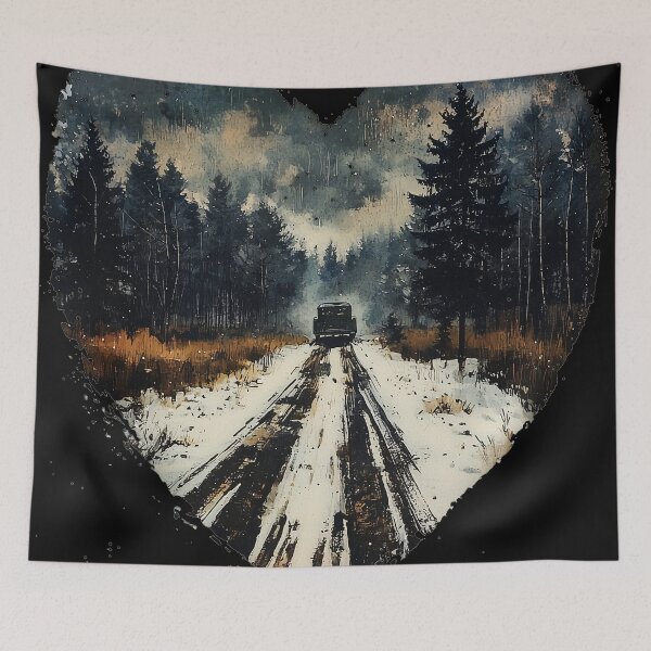 Item preview, nature valentine's day heart trip Bieszczady Poland designed and sold by dejco.art.