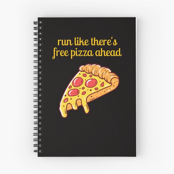 Item preview,  run like there's free pizza ahead designed and sold by AngelArtss.