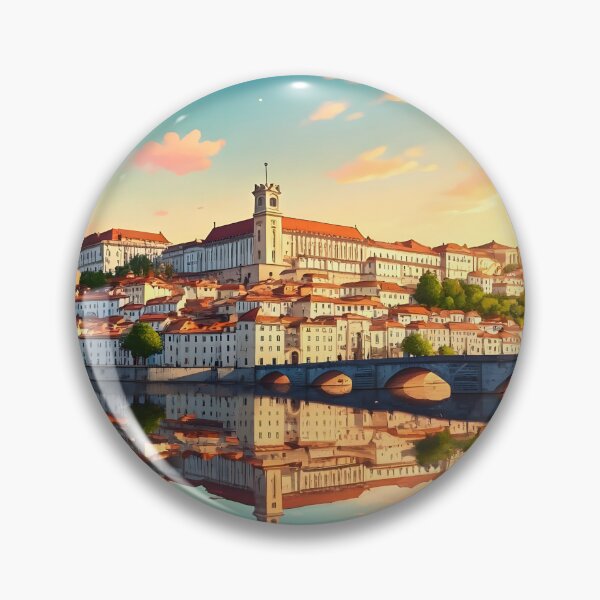 Item preview, Coimbra, Portugal: Sunset Over the Historic Cityscape designed and sold by LSVart.
