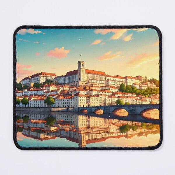 Item preview, Coimbra, Portugal: Sunset Over the Historic Cityscape designed and sold by LSVart.
