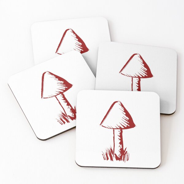 Item preview, Toadstool Positive Burgundy designed and sold by MagentaTwilight.