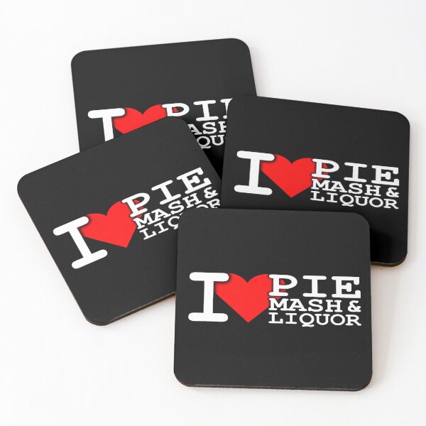 Item preview, I Love Traditional London Pie, Mash & Liquor V3a designed and sold by RetrospectUK.