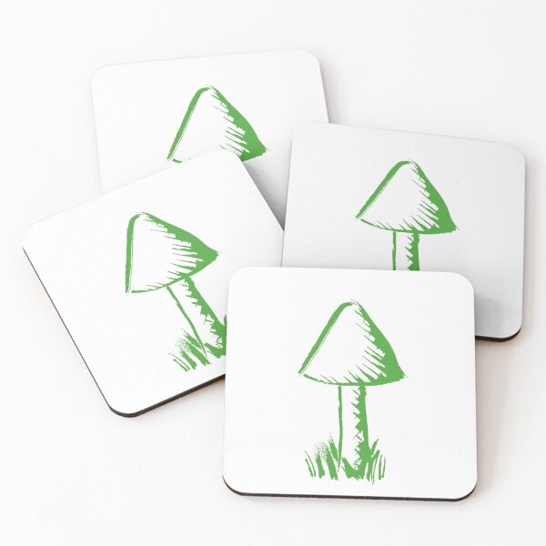 Item preview, Toadstool Positive Emerald Green designed and sold by MagentaTwilight.