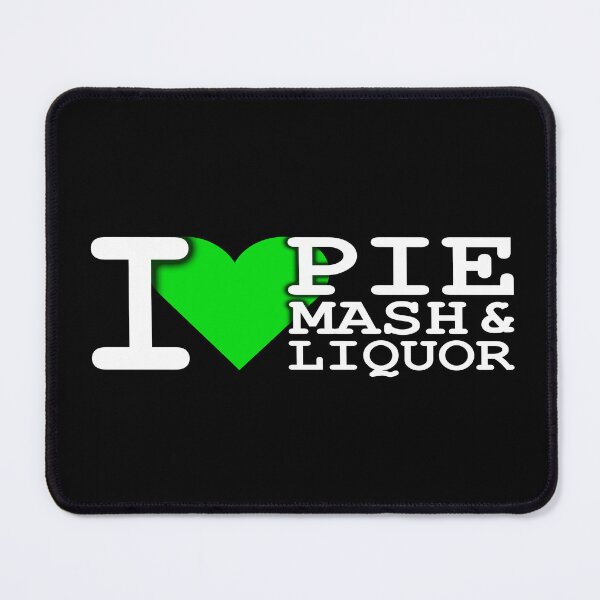 Item preview, I Love Traditional London Pie, Mash & Liquor V3b designed and sold by RetrospectUK.