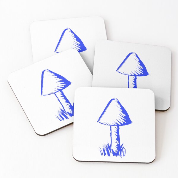 Item preview, Toadstool Positive Royal Blue designed and sold by MagentaTwilight.