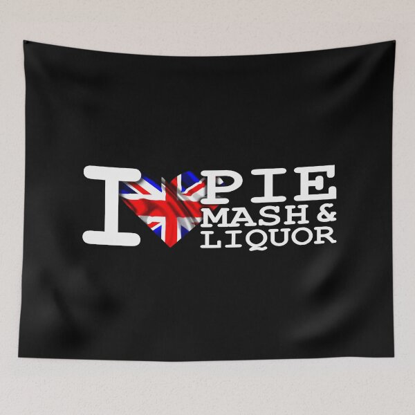 Item preview, I Love Traditional London Pie, Mash & Liquor V3c designed and sold by RetrospectUK.