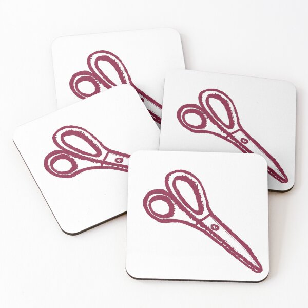 Item preview, Snip Snip! Scissors! Marroon designed and sold by MagentaTwilight.
