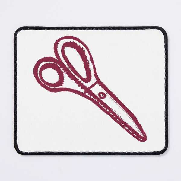 Item preview, Snip Snip! Scissors! Marroon designed and sold by MagentaTwilight.