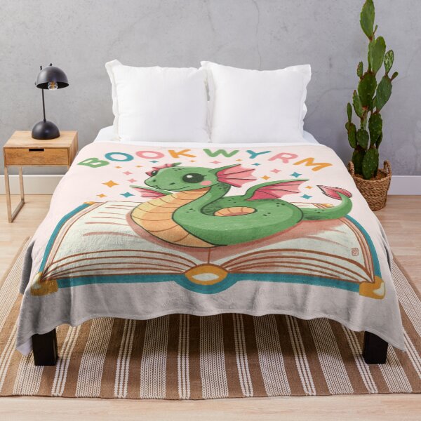 Item preview, Bookwyrm - Cute Green Dragon designed and sold by Itouchedabee.