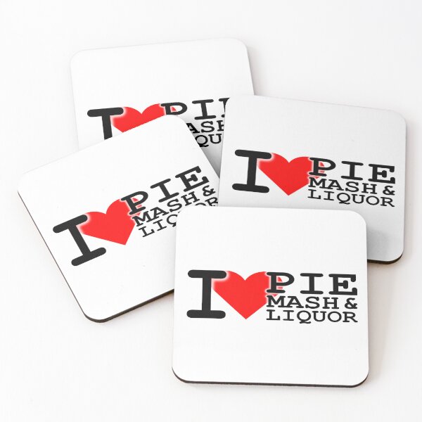 Item preview, I Love Traditional London Pie, Mash & Liquor V3d designed and sold by RetrospectUK.