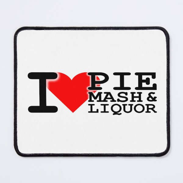 Item preview, I Love Traditional London Pie, Mash & Liquor V3d designed and sold by RetrospectUK.