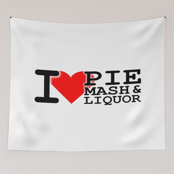 Item preview, I Love Traditional London Pie, Mash & Liquor V3d designed and sold by RetrospectUK.