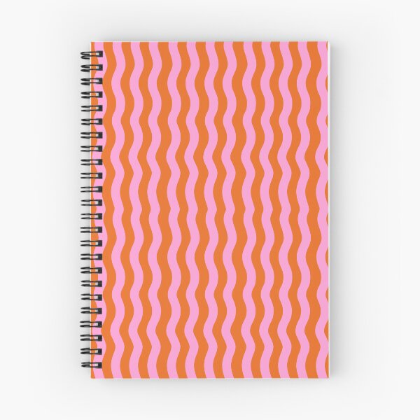 Item preview, Abstract Wavy Wiggle Lines Pink and Orange designed and sold by OneThreeSix.