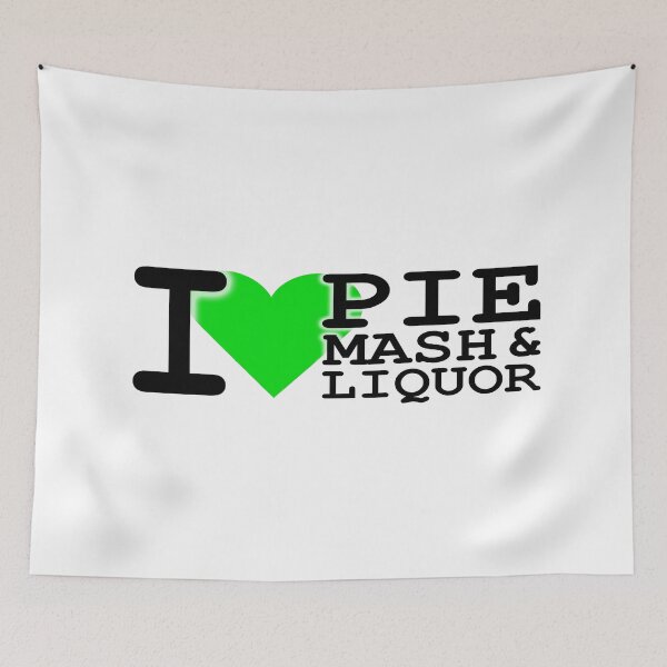 Item preview, I Love Traditional London Pie, Mash & Liquor V3e designed and sold by RetrospectUK.