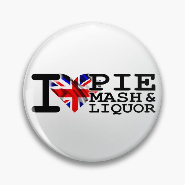 Item preview, I Love Traditional London Pie, Mash & Liquor V3f designed and sold by RetrospectUK.