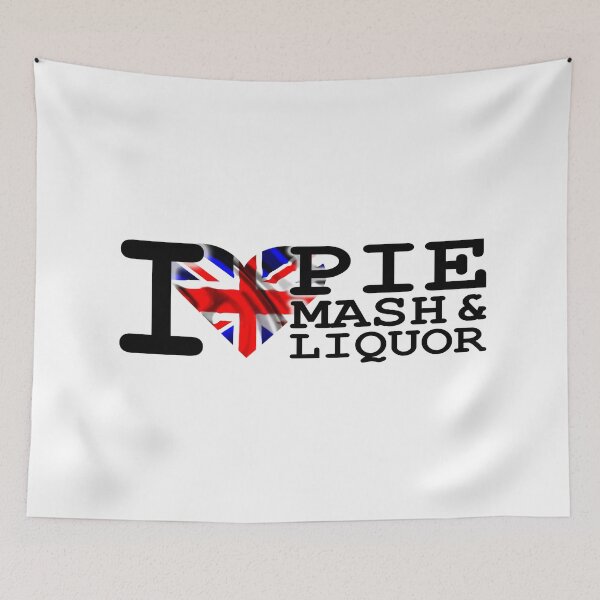 Item preview, I Love Traditional London Pie, Mash & Liquor V3f designed and sold by RetrospectUK.