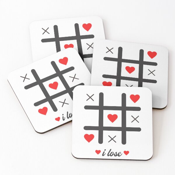 Item preview, Love Game - Tic Tac Toe Valentine's Day T-Shirt designed and sold by kofhearts.