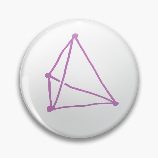 Item preview, Powder Pink Tetrahedron designed and sold by MagentaTwilight.