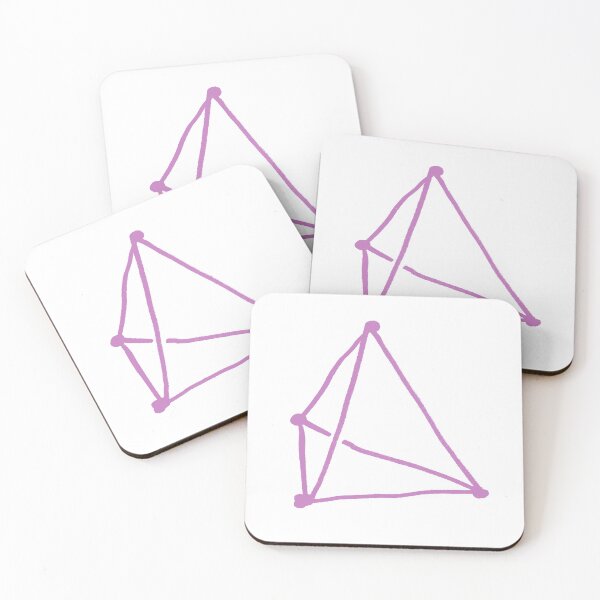 Item preview, Powder Pink Tetrahedron designed and sold by MagentaTwilight.