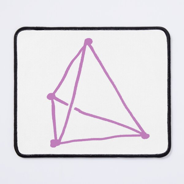 Item preview, Powder Pink Tetrahedron designed and sold by MagentaTwilight.