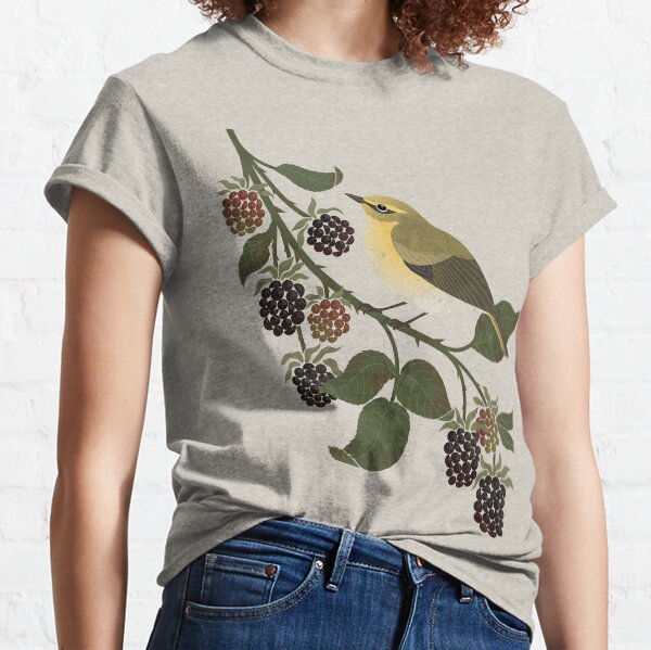 Item preview, Chiffchaff in Blackberries designed and sold by littleclyde.