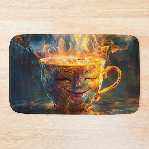 Item preview, Golden Coffee Dreams designed and sold by AI-Only Creations.