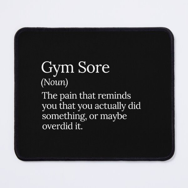 Item preview, Gym Sore Motivation Fitness Quote designed and sold by MuzamilAhmed.