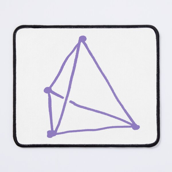 Item preview, Lavender Purple Tetrahedron designed and sold by MagentaTwilight.