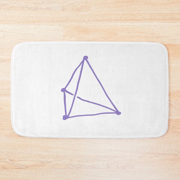 Item preview, Lavender Purple Tetrahedron designed and sold by MagentaTwilight.