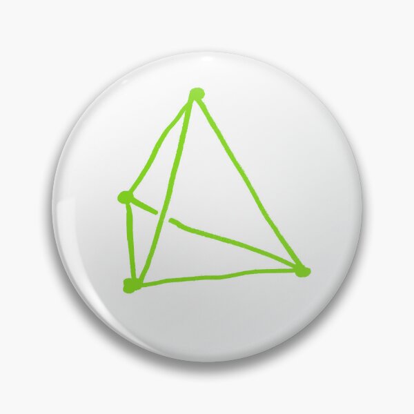 Item preview, Apple Green Tetrahedron designed and sold by MagentaTwilight.