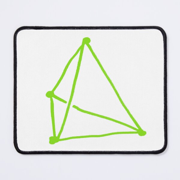 Item preview, Apple Green Tetrahedron designed and sold by MagentaTwilight.