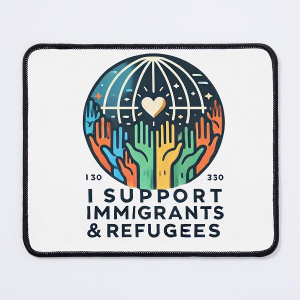 Item preview,  I Support Immigrants and Refugees  designed and sold by Adilessayeh.