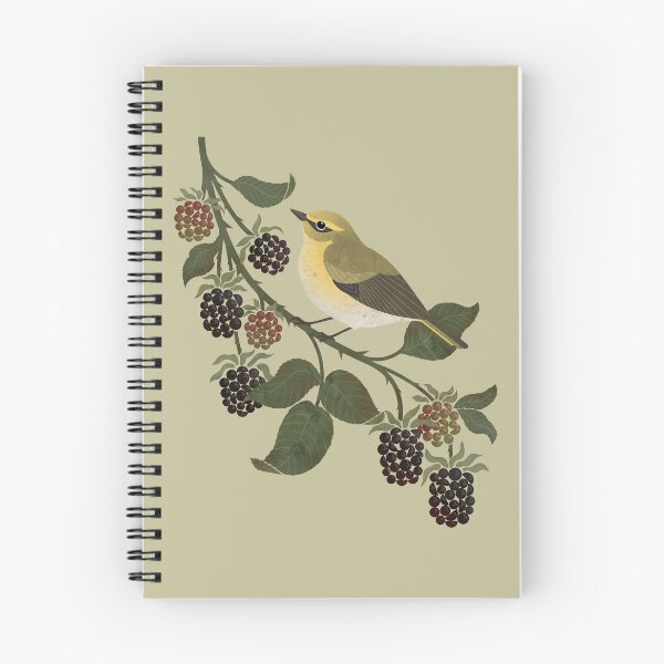 Item preview, Chiffchaff in Blackberries designed and sold by littleclyde.