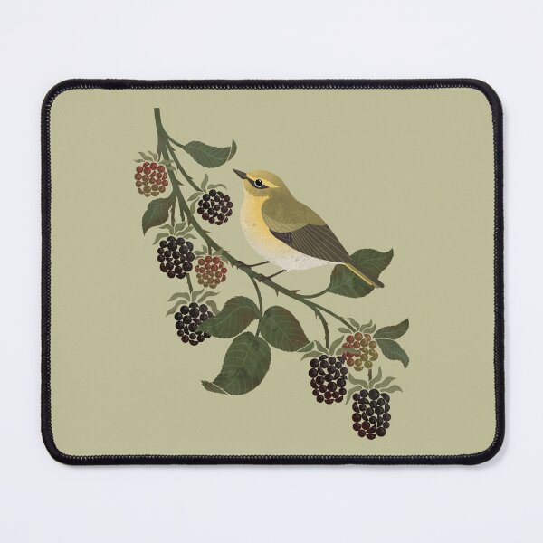 Item preview, Chiffchaff in Blackberries designed and sold by littleclyde.