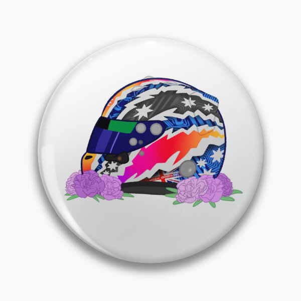 Item preview, Jack Doohan 2022 Helmet With Flowers designed and sold by OriDraws.