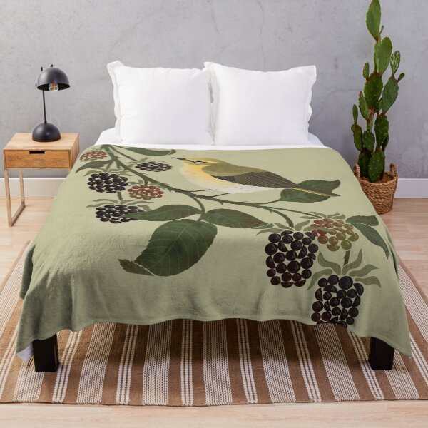 Item preview, Chiffchaff in Blackberries designed and sold by littleclyde.