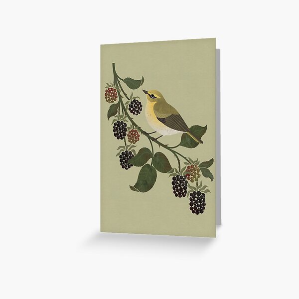 Item preview, Chiffchaff in Blackberries designed and sold by littleclyde.