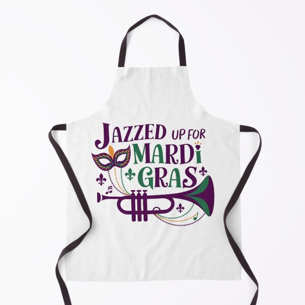 Item preview, Mardi gras New Orleans Louisiana - Jazzed Up for Mardi Gras Trumpet  designed and sold by stickercuffs.