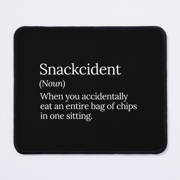 Item preview, Snackcident Funny Food Lover Design designed and sold by MuzamilAhmed.