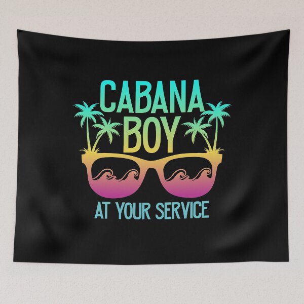 Item preview, Cabana Boy At Your Serrvice designed and sold by PNGShop.