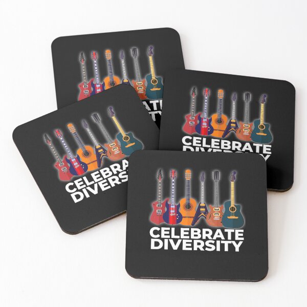 Item preview, Celebrate Diversity Guitar Lover designed and sold by PNGShop.