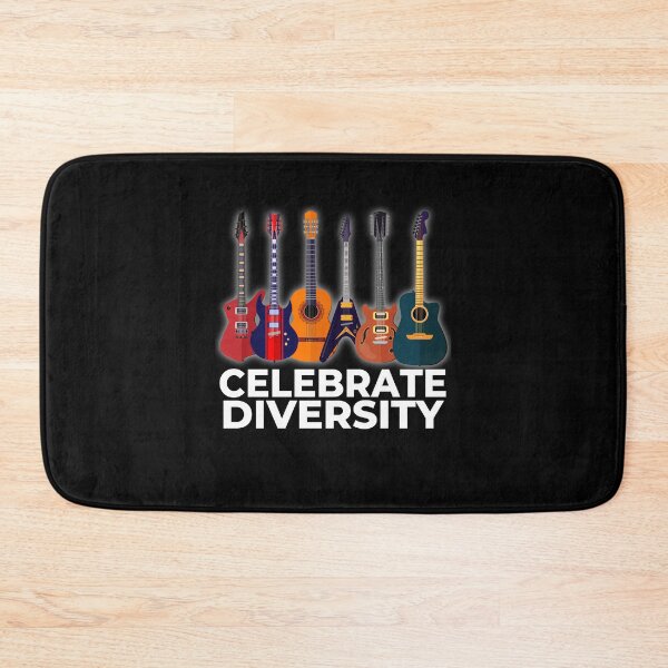 Item preview, Celebrate Diversity Guitar Lover designed and sold by PNGShop.