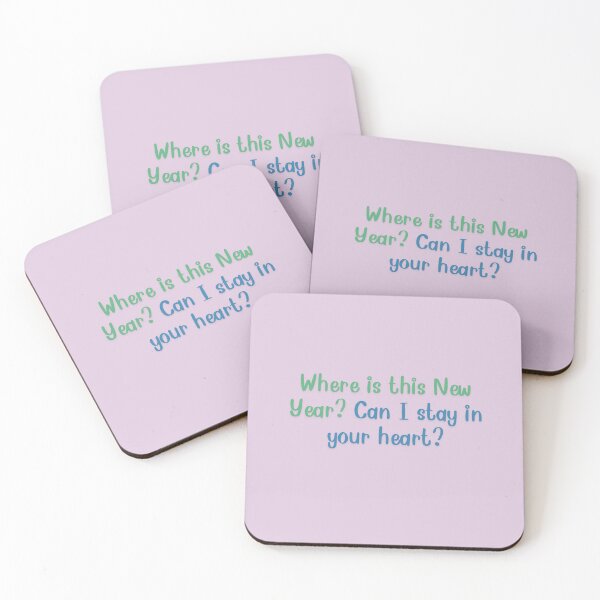 Item preview, “Where is this New Year? Can I stay in your heart?” designed and sold by Wantanadesign.