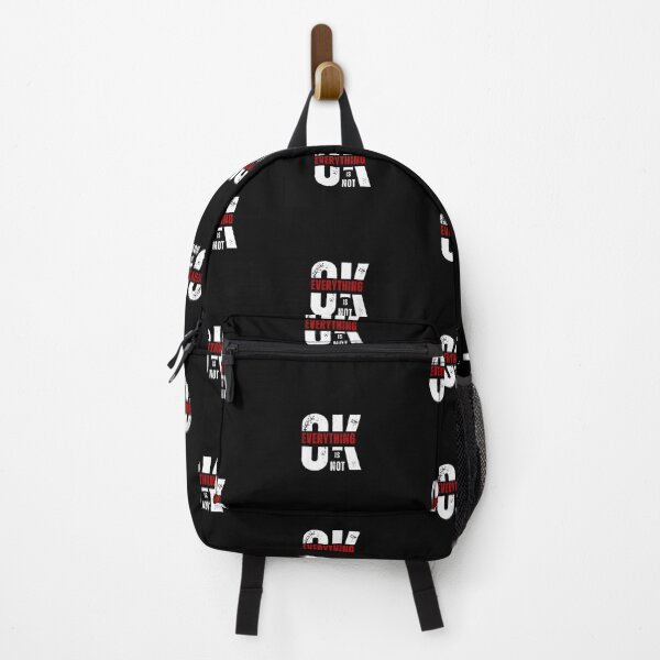 Item preview, Everything Is Not Okay, But That's Okay - Motivational Quote on Resilience designed and sold by Radgraphic.