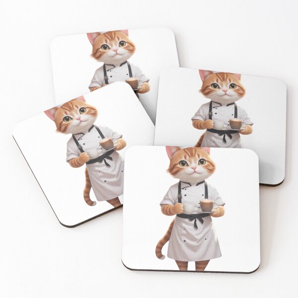 Item preview, Barista Cat Chef designed and sold by artiviohub.
