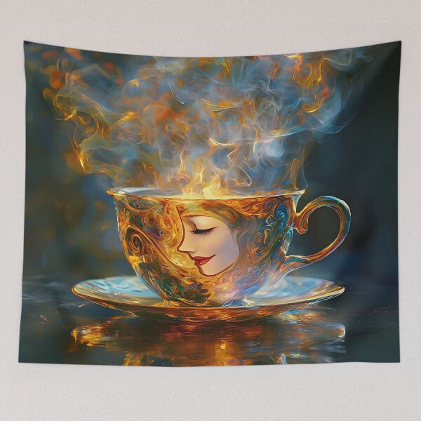 Item preview, Ethereal Coffee Bliss designed and sold by AI-Only Creations.