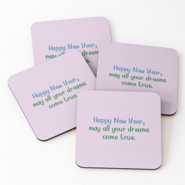 Item preview, “Happy New Year, may all your dreams come true.” designed and sold by Wantanadesign.